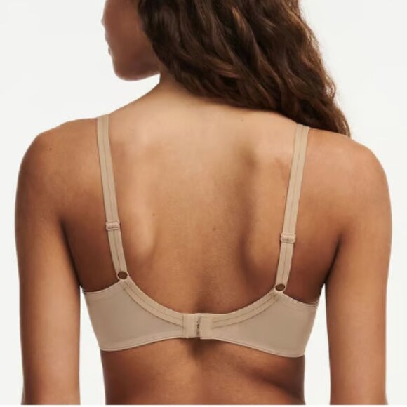 36F CHANTELLE C Essential Full Coverage Smooth Bra - Nude Sand - Picture 3 of 6